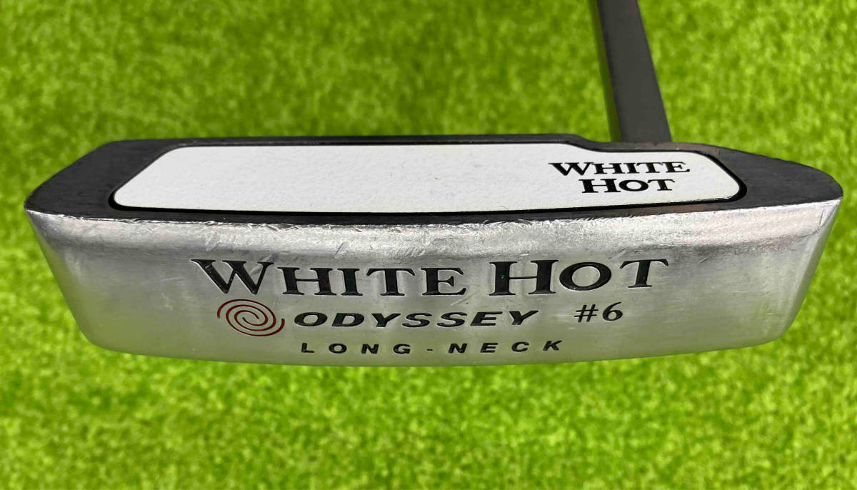 海外最新 ＃6 HOT WHITE Odyssey/オデッセイ LONG 34インチ パター