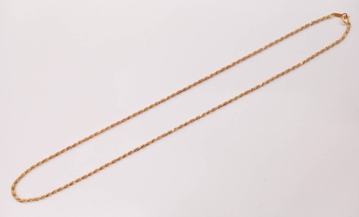 完璧 カラーストーン ネックレス gold necklace K10 イエローゴールド