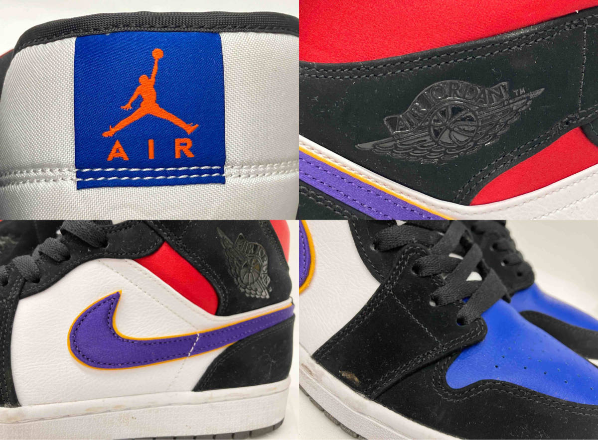 NIKE AIR JORDAN 1 MID LAKERS TOP 3 ナイキ エアジョーダン1 ミッド レイカーズ トップ3 852542-005 サイズ28.5cm_画像8