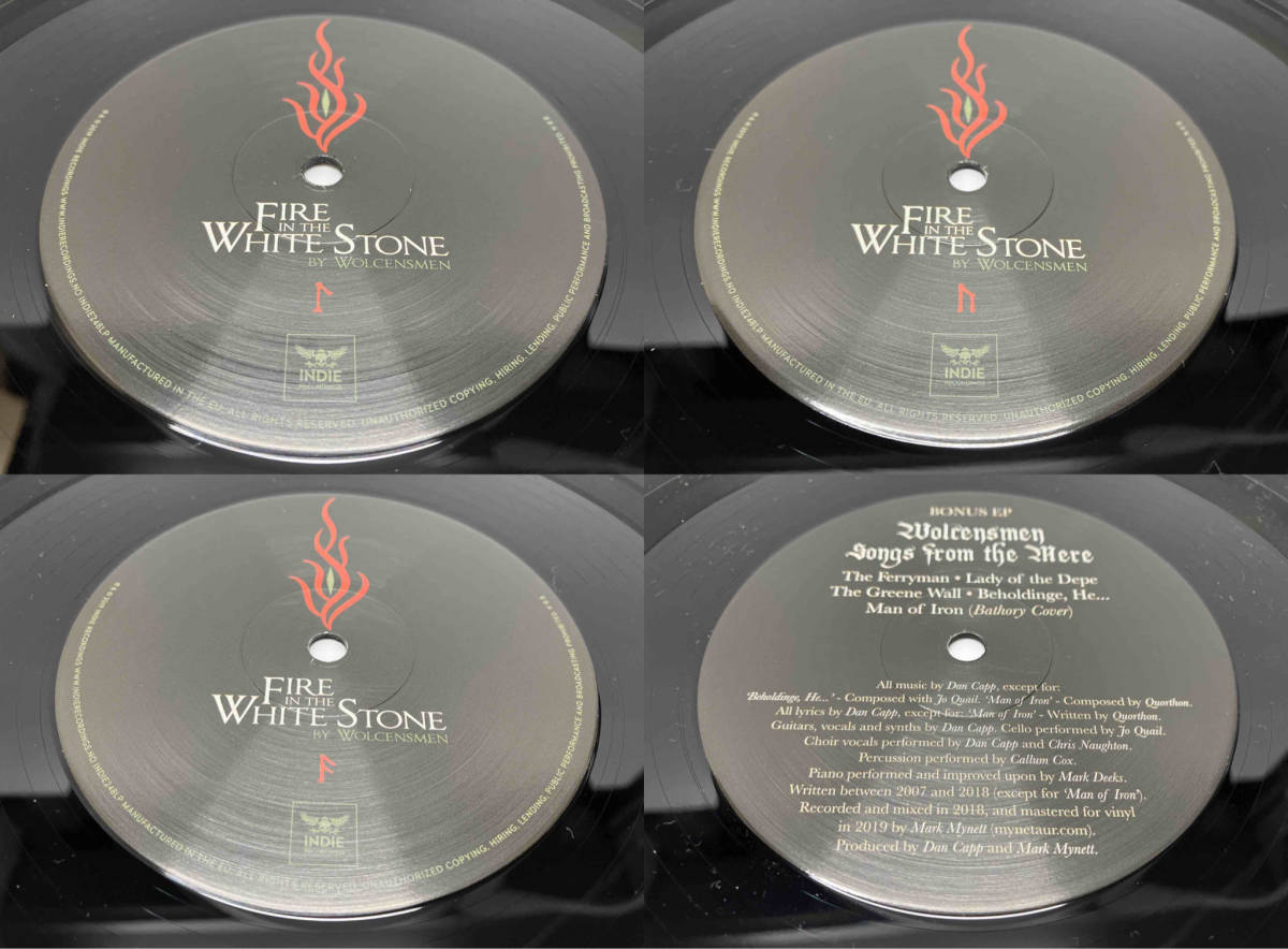 LP WOLCENSMEN / Fire in the white stone INDIE248LP_画像3