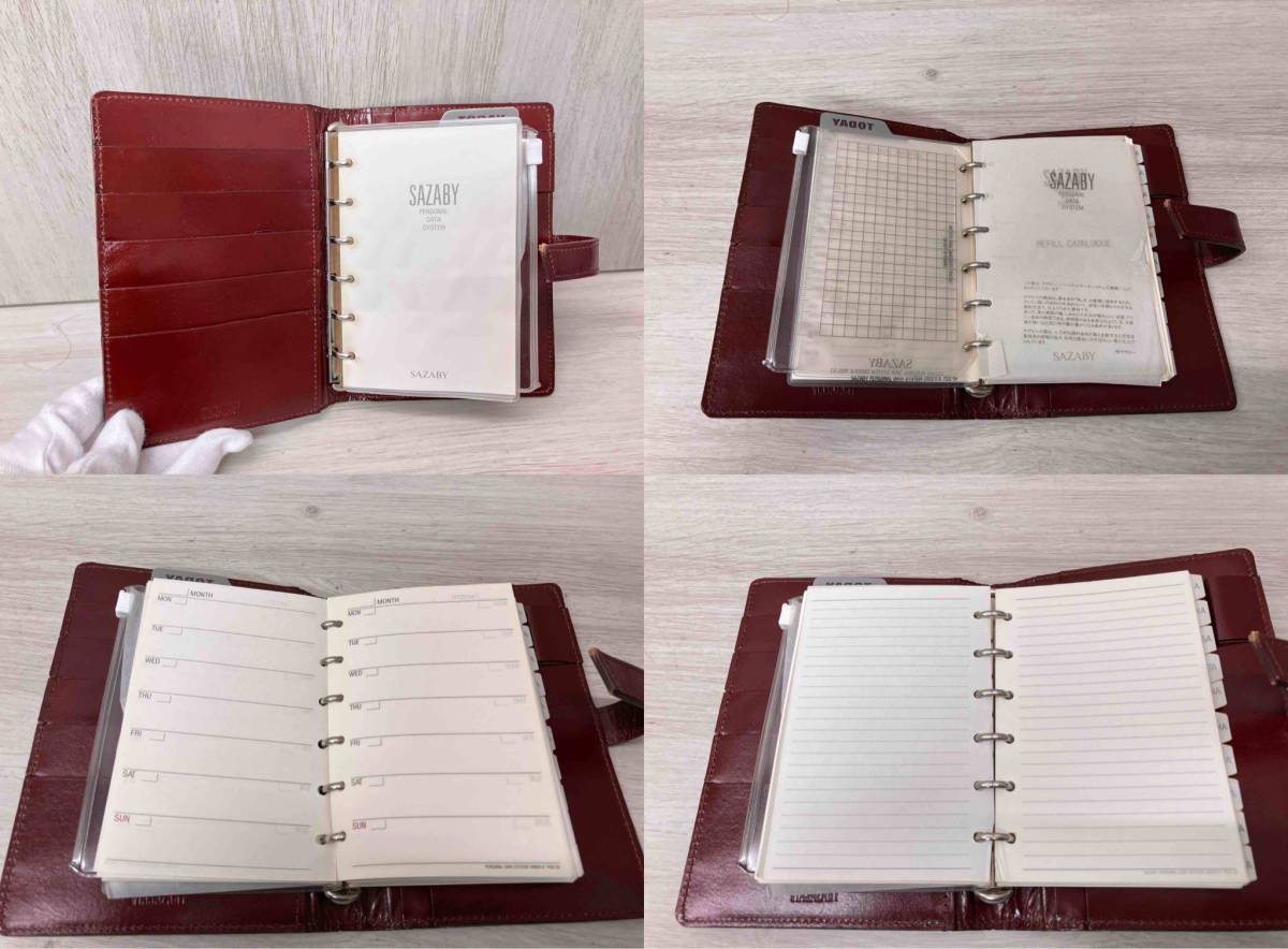 VIASAZABY notebook dark red series red tea 
