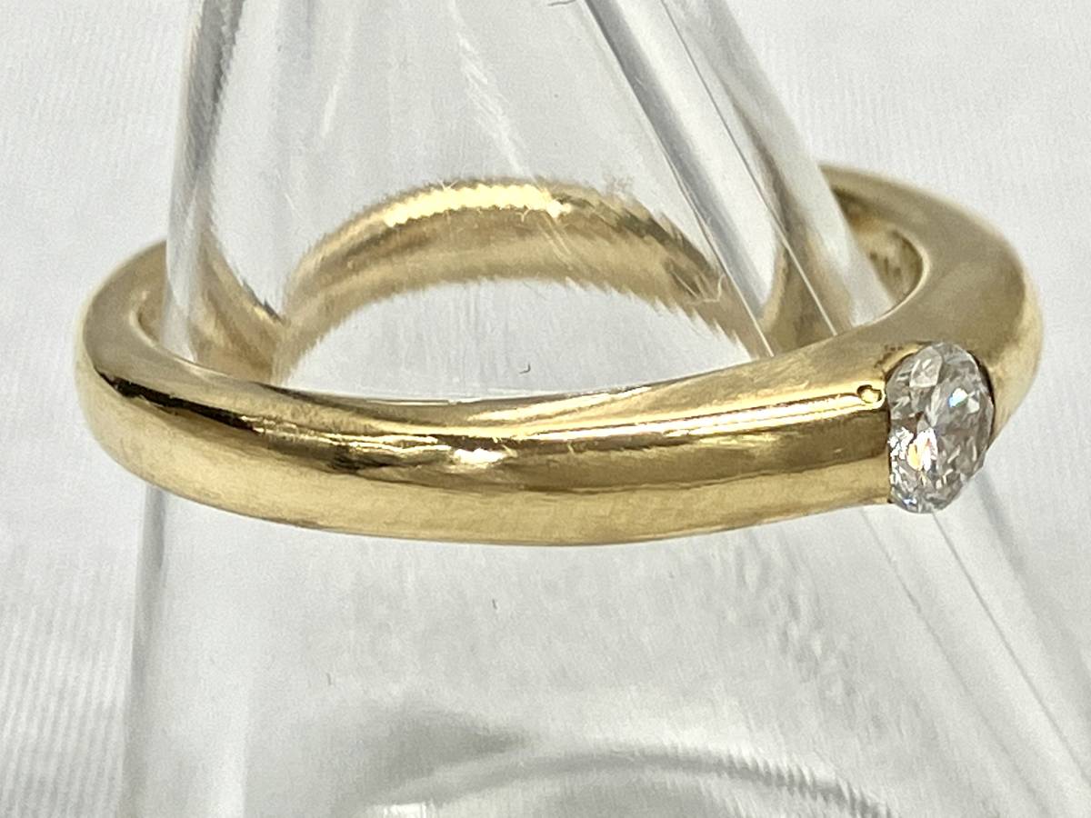 激安 超特価商店街 K18 その他 - 伏せ込み 幅0.2cm 10号4.3g リング ダイヤ0.16ct その他