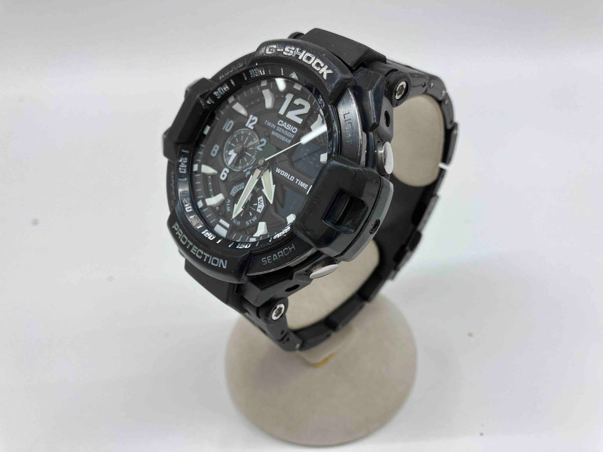 ジャンク [稼働品 ベゼル色塗り有り] CASIO G-SHOCK GA-1000 クォーツ メンズ 腕時計_画像2