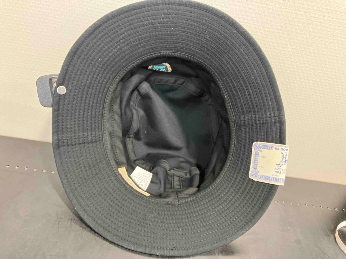 THE H.W.DOG&CO. ザ エイチダブリュウ ドッグアンドコー LAUREL HAT バケットハット D-00662 日本製 ブラック 帽子 刺繍 バケハの画像4