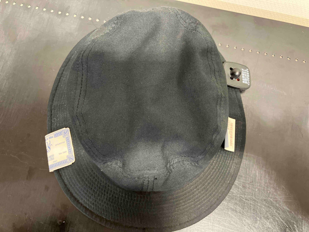 THE H.W.DOG&CO. ザ エイチダブリュウ ドッグアンドコー LAUREL HAT バケットハット D-00662 日本製 ブラック 帽子 刺繍 バケハの画像3