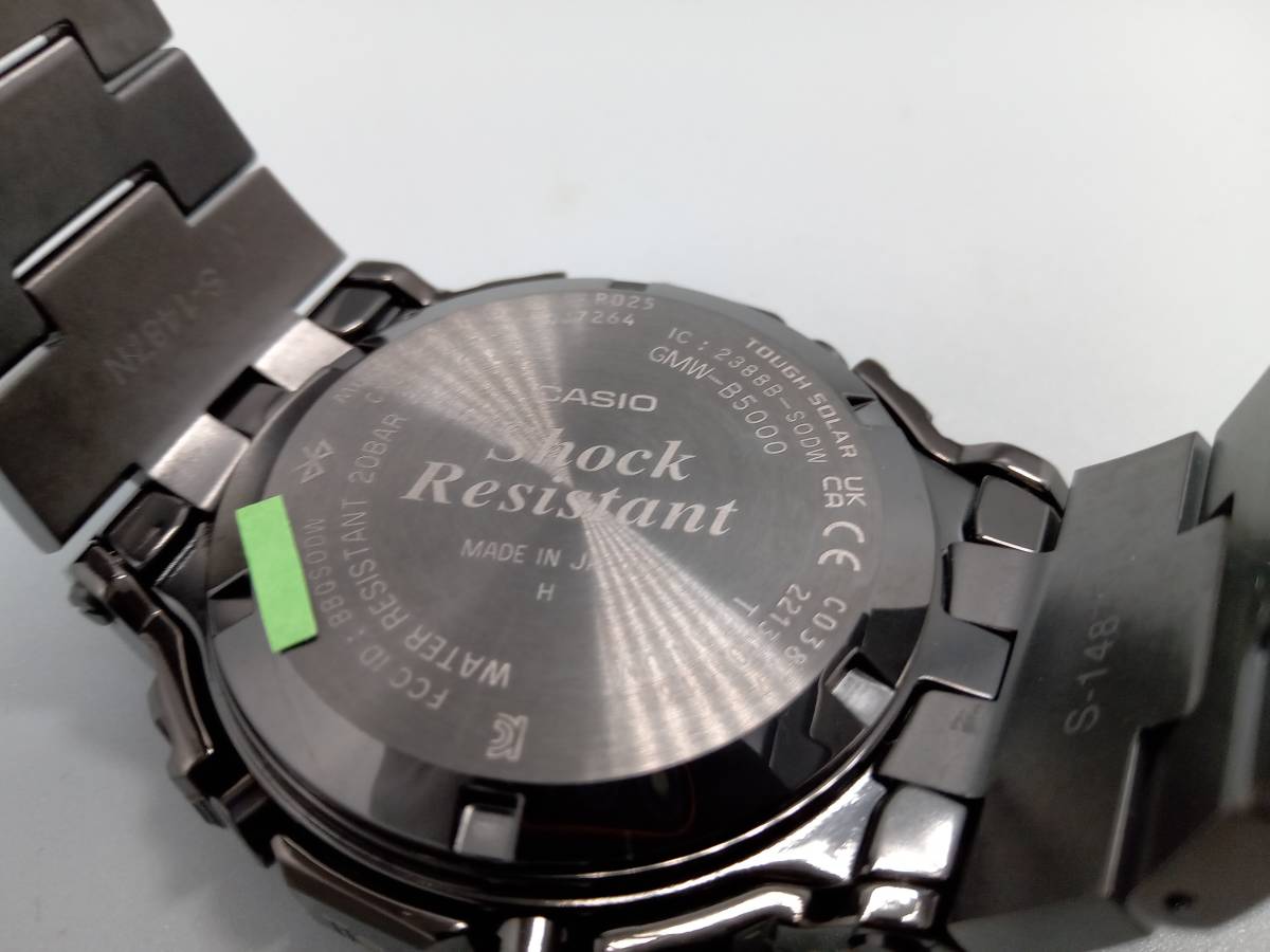 CASIO カシオ G-SHOCK GMW-B5000TCC-1JR 電波ソーラー 腕時計 箱付き 店舗受取可_画像6