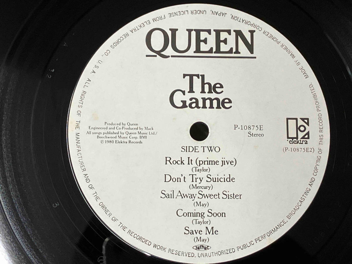 【LP・帯付き】QUEEN The Game P-10875E_画像5