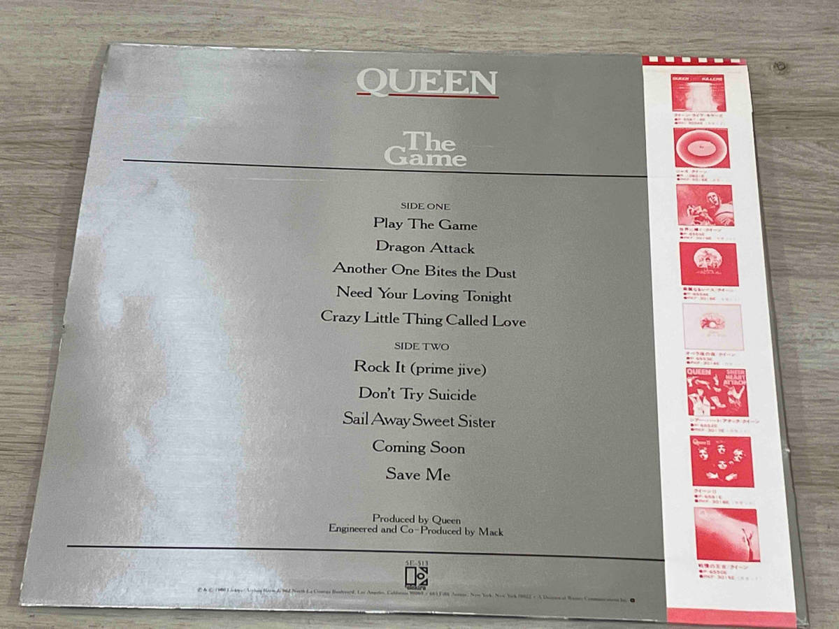 【LP・帯付き】QUEEN The Game P-10875E_画像2