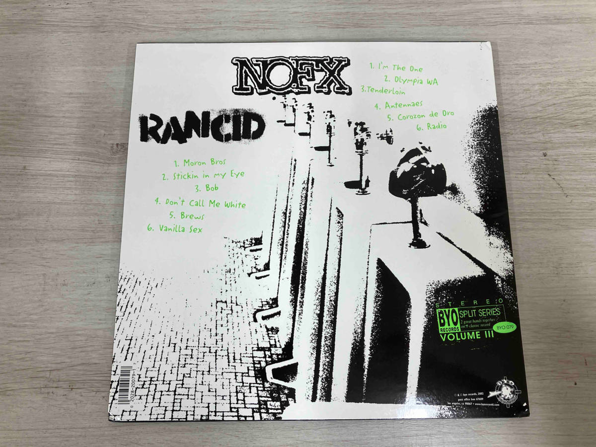 【LP】RANCID/NOFX BYO SPLIT SERIES/VOLUME III BYO079_画像2