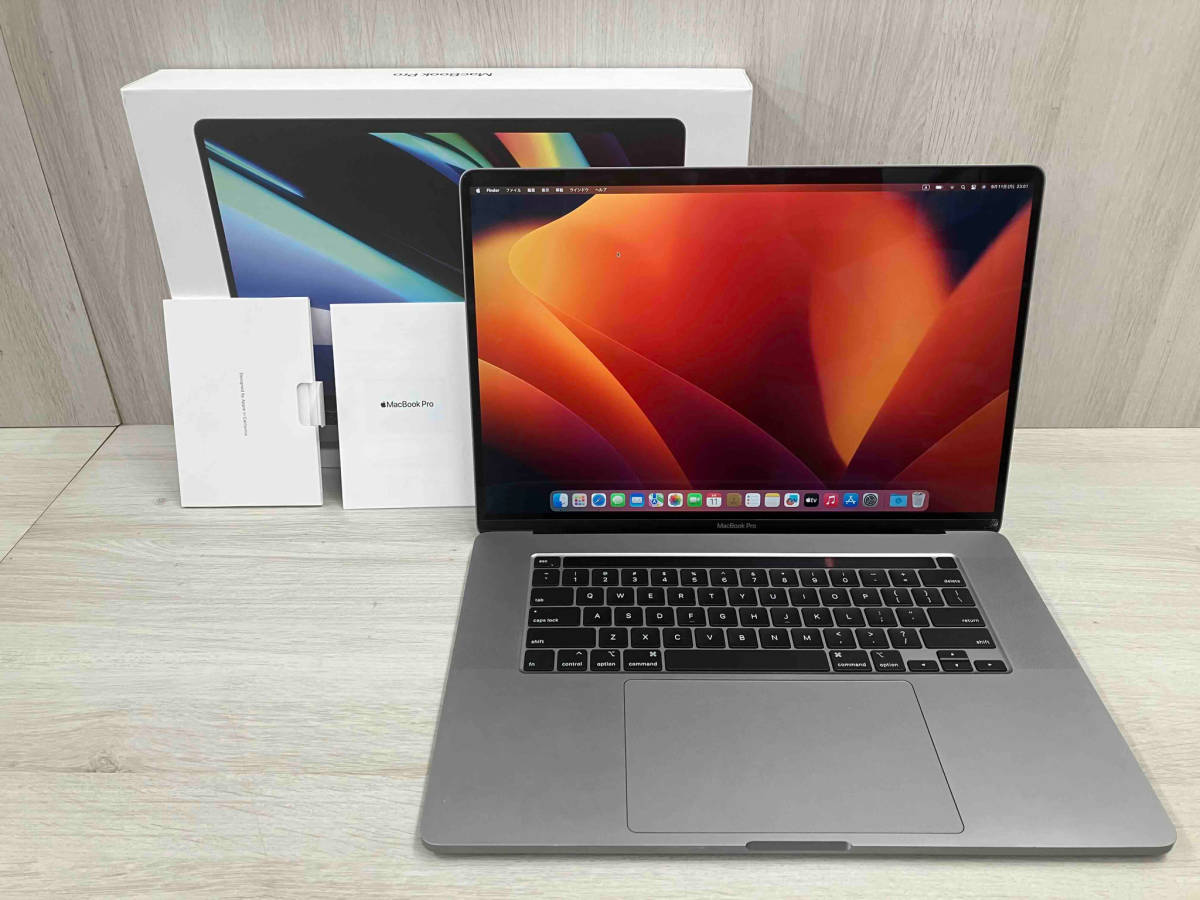 【ジャンク】 Apple MVVK2J/A MacBook Pro Touch Bar(16-inch, 2019) [スペースグレイ] ノートPC【画面割れあり】