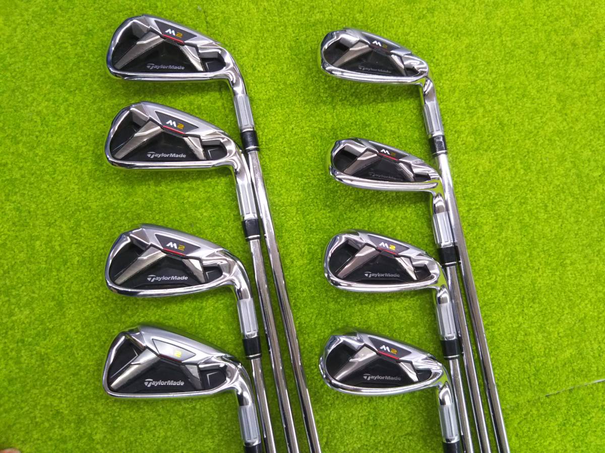 ラッピング不可】 アイアンセット TaylorMade 5,6,7,8,9,P,A,S M2