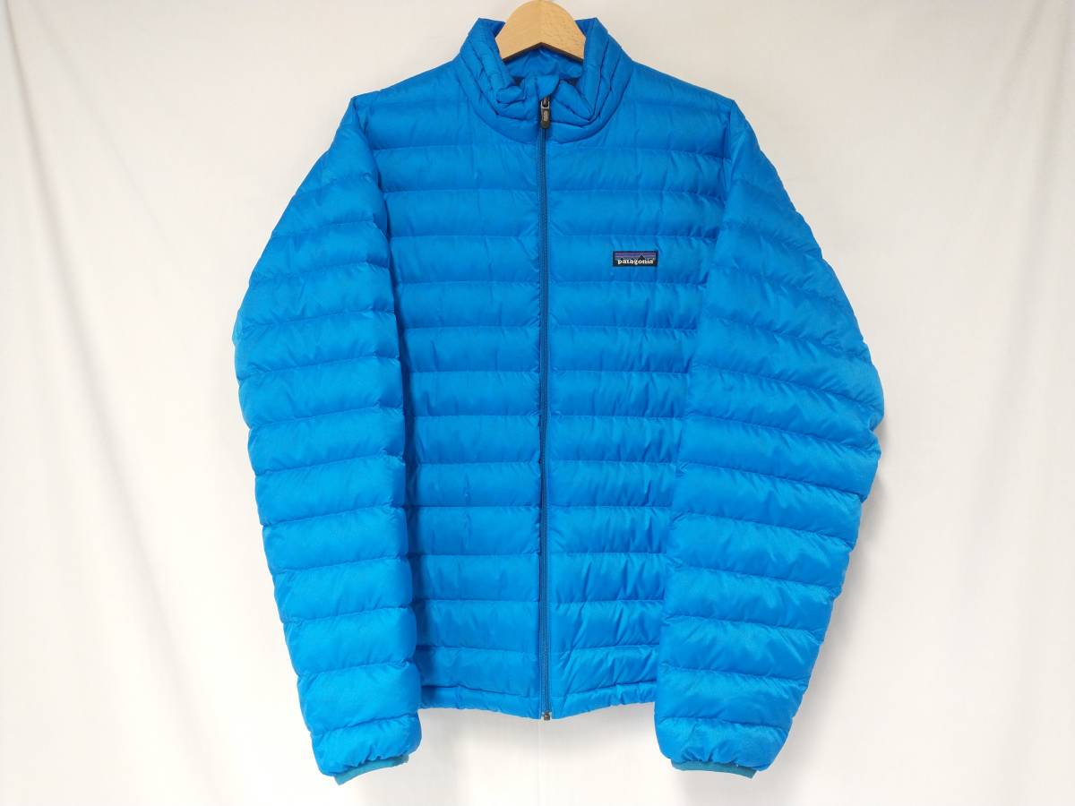 Patagonia Down Sweater サイズM 84673FA11 ダウン85% ブルー ダウンジャケット パタゴニア アウトドア