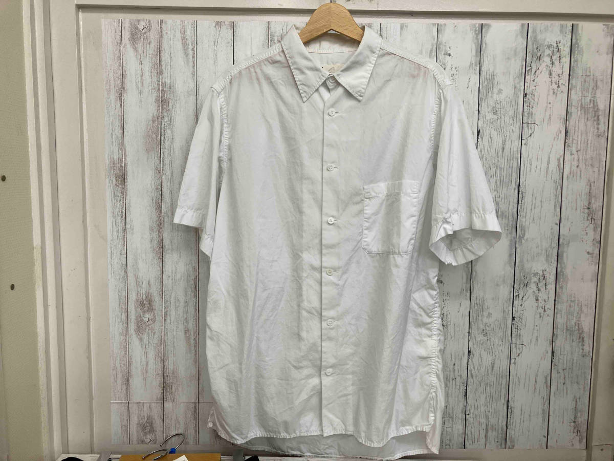 Y's Bang on YA-B37-061 short sleeve blouse cotton ワイズ バングオン シャツ ホワイト