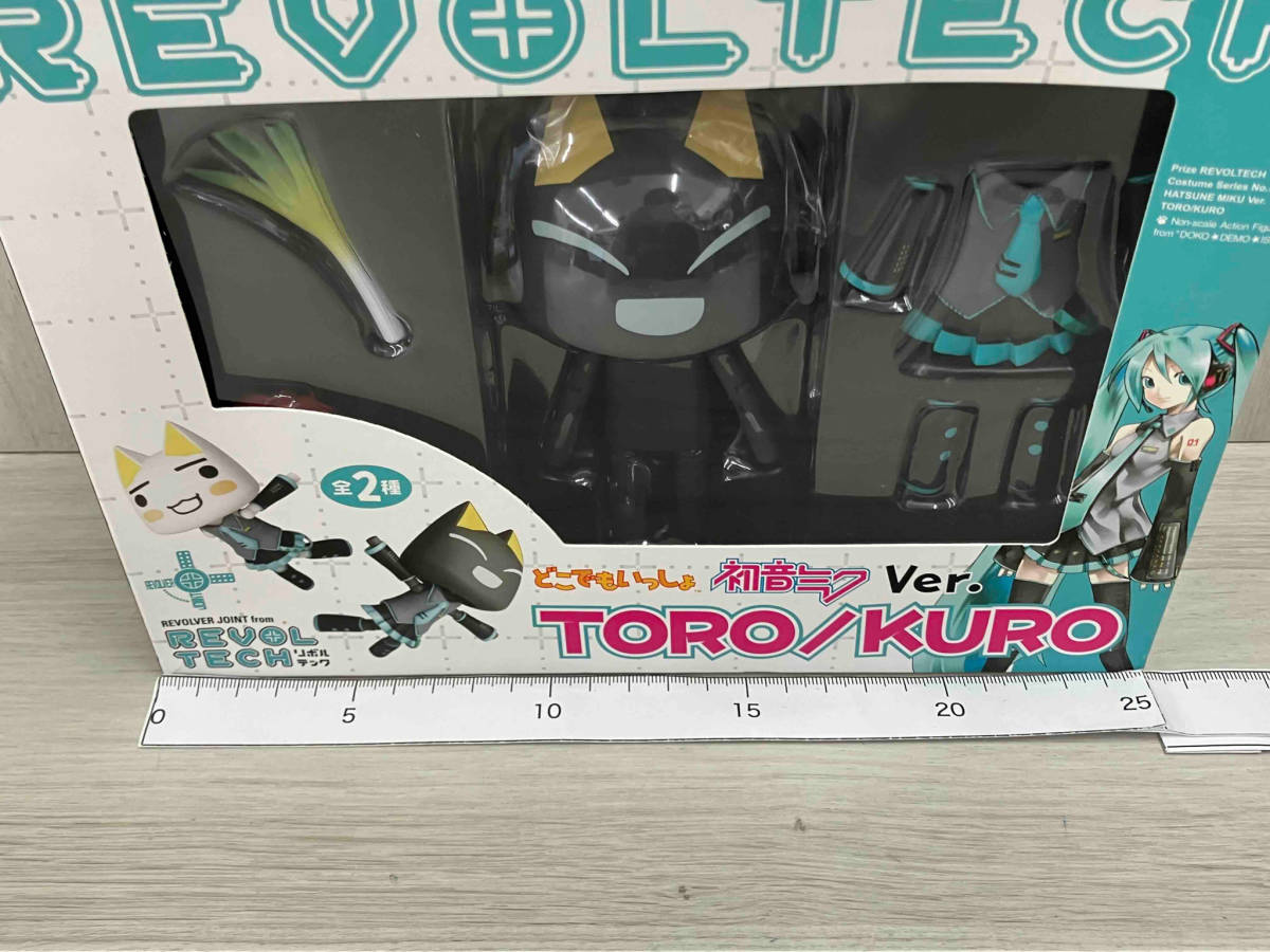 海洋堂 タイトー 「クロ」 PRIZE REVOLTECH TORO/KURO コスチュームシリーズ No.5 初音ミクVer. どこでもいっしょ_画像2