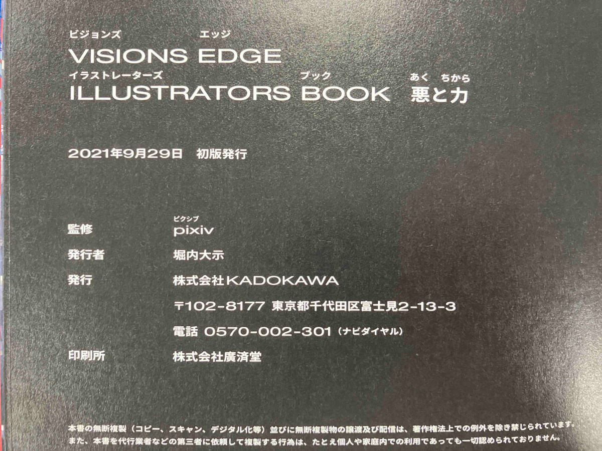 VISIONS EDGE ILLUSTRATORS BOOK 悪と力 pixiv_画像9