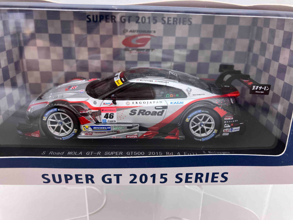 EBBRO 1/43 S Road MOLA GT-R SUPER GT500 2015 Rd.4 Fuji No.46 エブロ