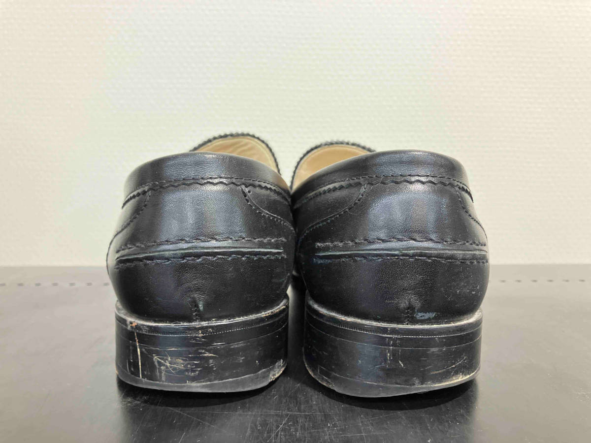 SANDERS サンダース イングランド製 コインローファー ドレスシューズ 革靴 6497B uk9の画像2