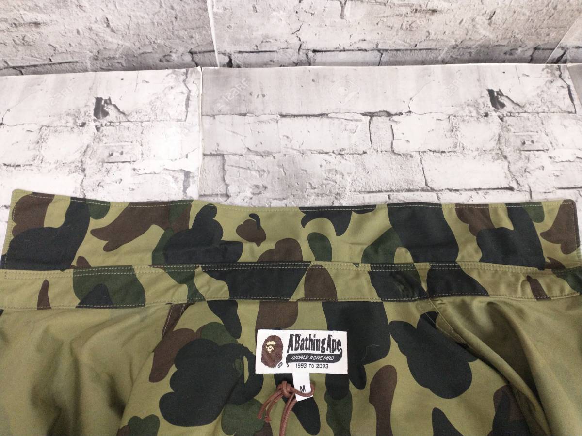 A BATHING APE アベイシングエイプ 1st CAMO OUTDOOR DETAIL POCKET RELAXED FIT SHIRT 長袖シャツ サイズM 迷彩 カモフラ 店舗受取可_画像4