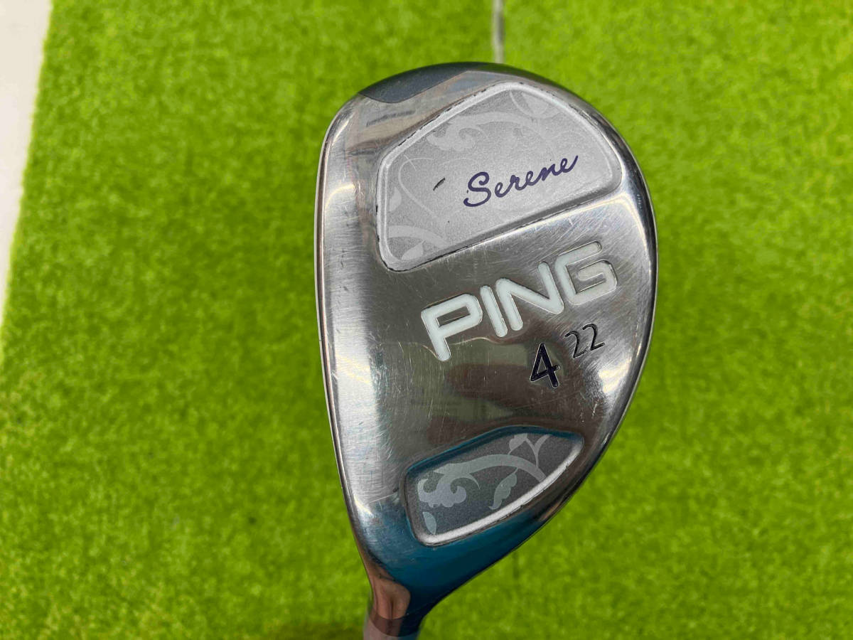 現状品 レディース　レフティー　PING LH SERENE Jユーティリティ　ピンユーティリティ_画像1