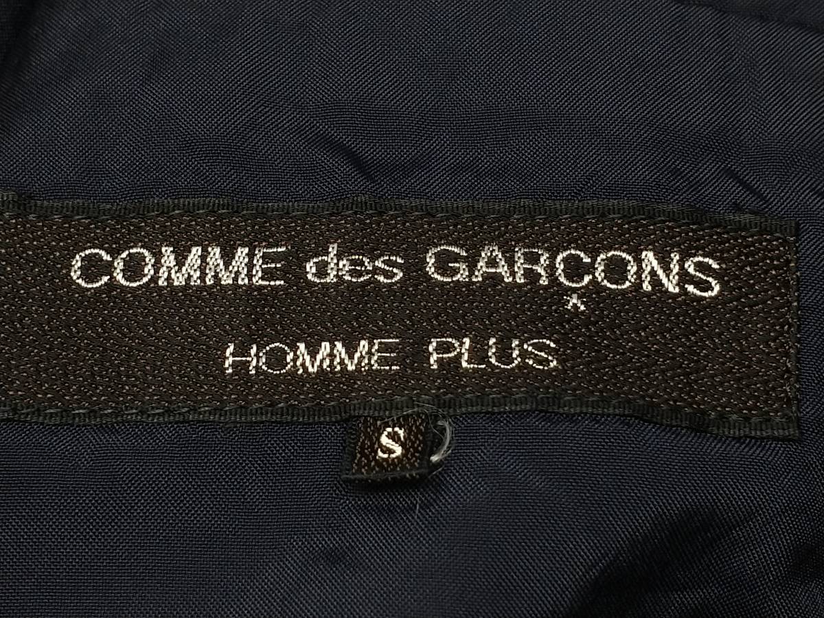 COMME des GARCONS HOMME PLUS テーラードジャケット サイズS PS-05015S ウール NVY コムデギャルソン オムプリュス_画像8