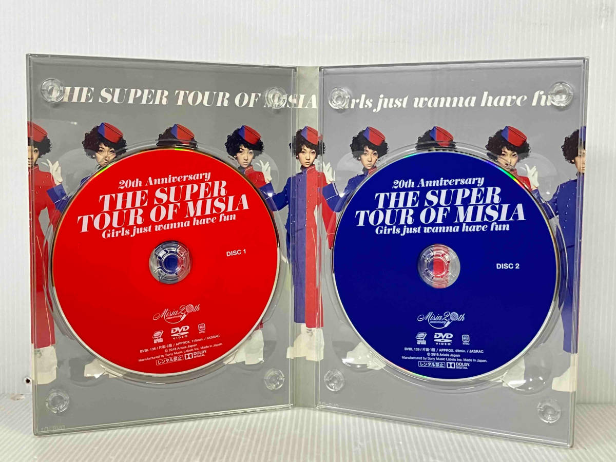 【付属品欠品】DVD 2枚組 20th Anniversary THE SUPER TOUR OF MISIA Girls just wanna have fun_画像4
