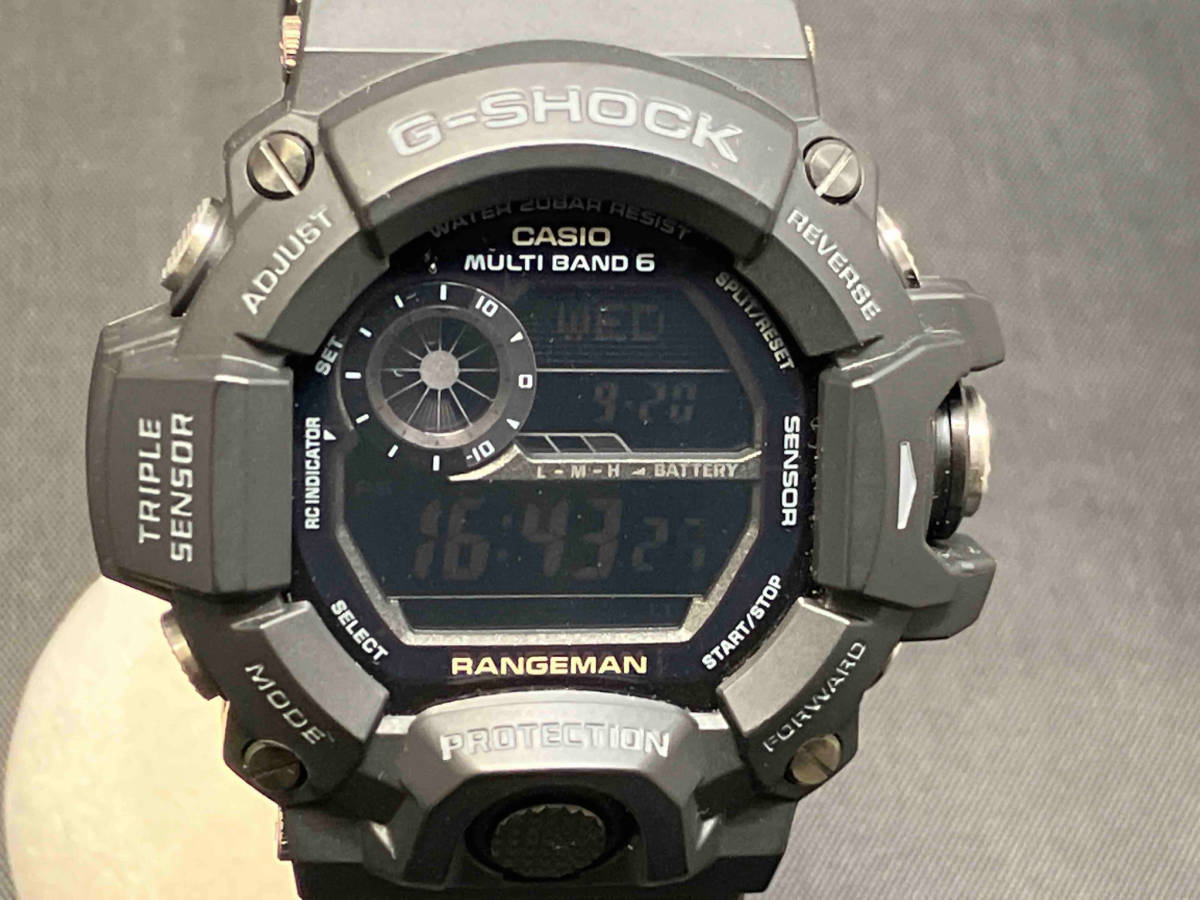 【美品 即決】CASIO G-SHOCK RANGEMAN カシオ Gショック ジーショック レンジマン GW-9400-1BDR ソーラー電波 デジタル メンズ_画像1