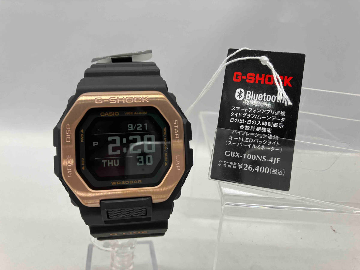 CASIO カシオ G-SHOCK G-ショック G-LIDE GBX-100 Series クォーツ 電池式 腕時計 時計 ブラック系 GBX-100NS-4JF タグ付き