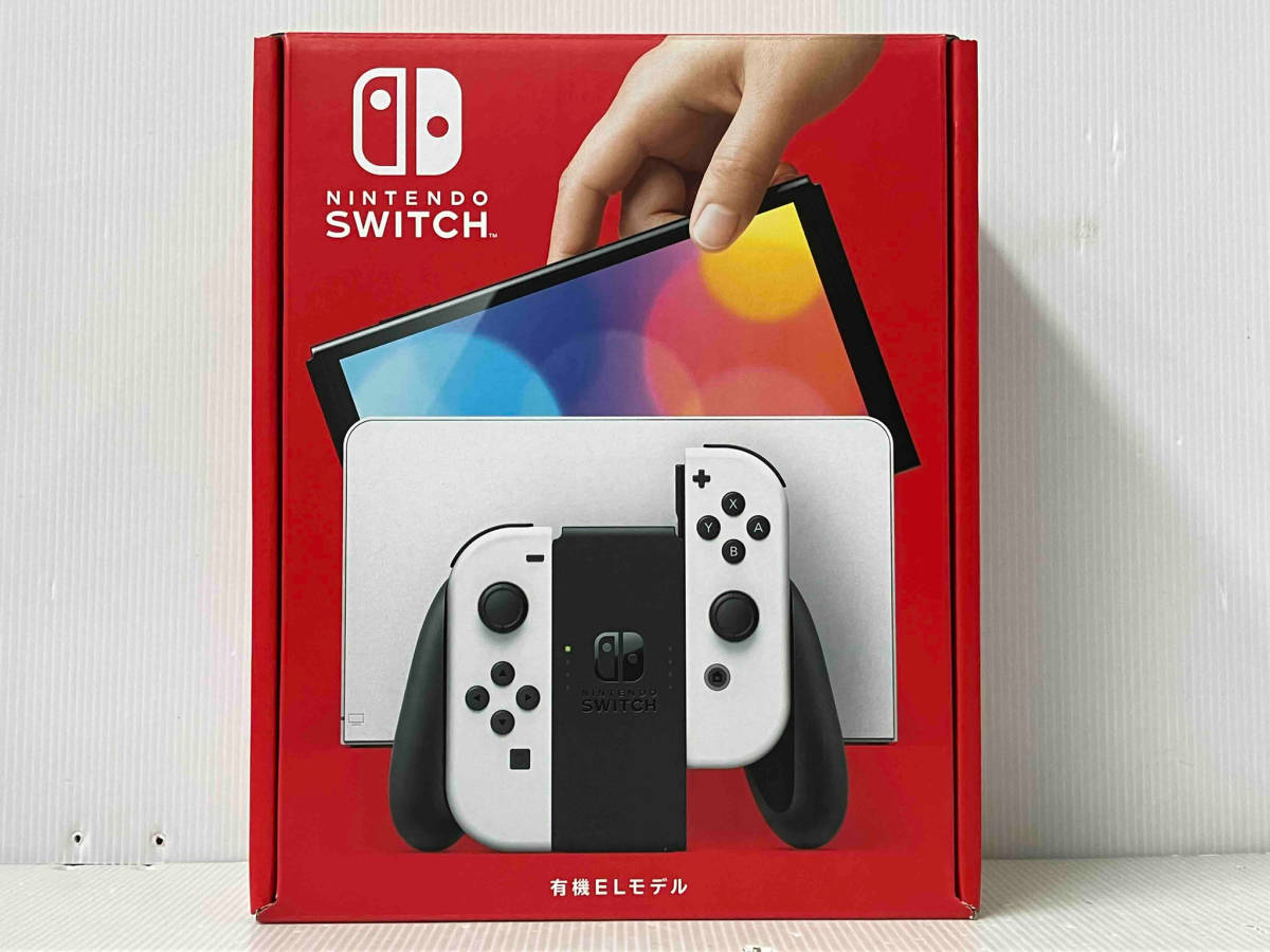 Nintendo Switch(有機ELモデル) Joy-Con(L)/(R) ホワイト(HEGSKAAAA)-