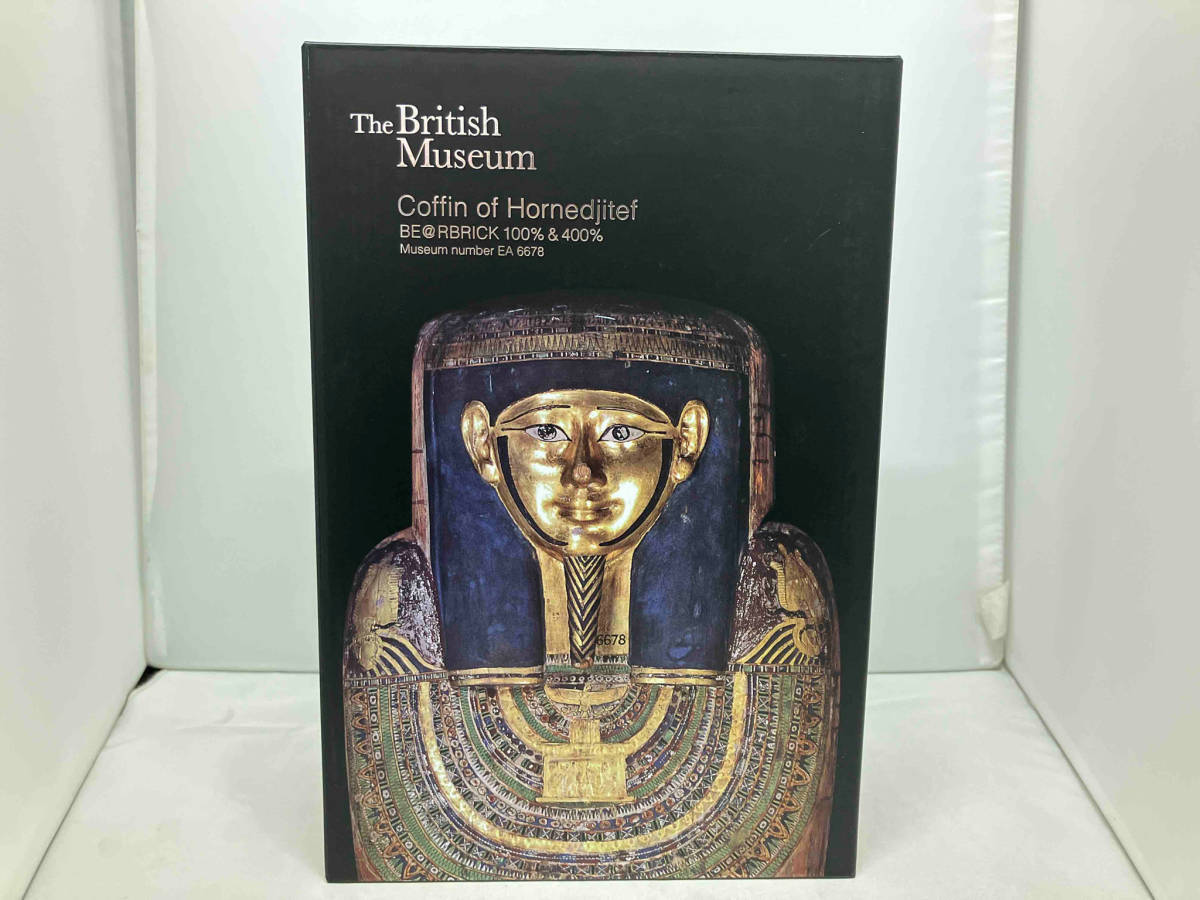 メディコム・トイ The British Museum 「Coffin of Hornedjitef」 100%&400% BE@RBRICK BE@RBRICK/BE@RBRICK_画像1