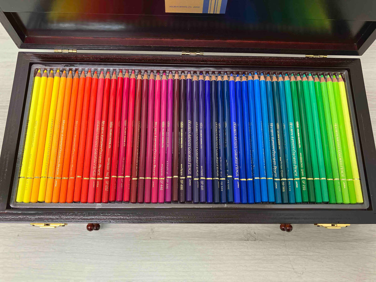 HOLBEIN ARTISTS’ COLORED PENCIL ホルベイン〈アーチスト〉色鉛筆 150色セット （木函入）_画像2