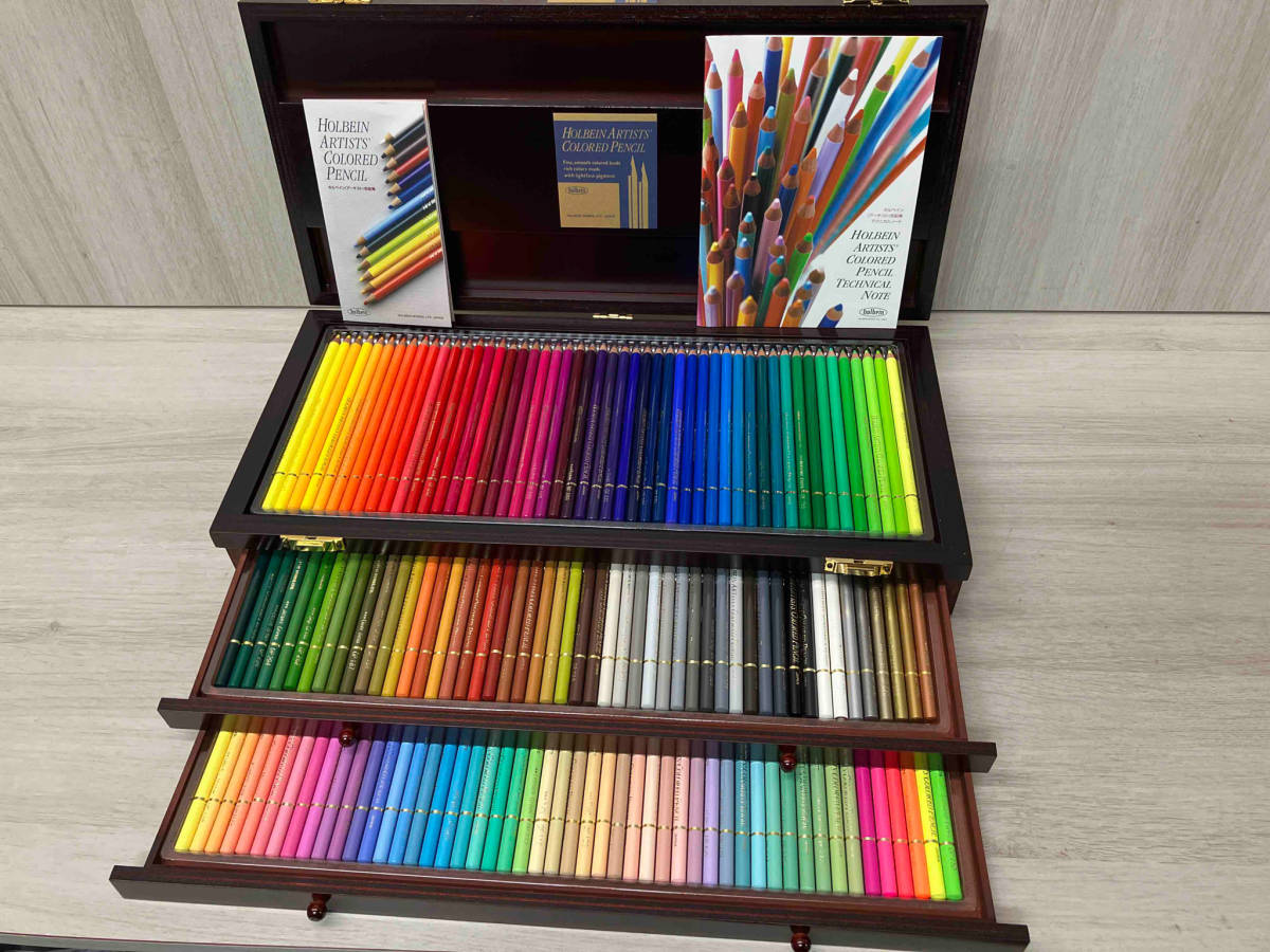 HOLBEIN ARTISTS’ COLORED PENCIL ホルベイン〈アーチスト〉色鉛筆 150色セット （木函入）_画像1