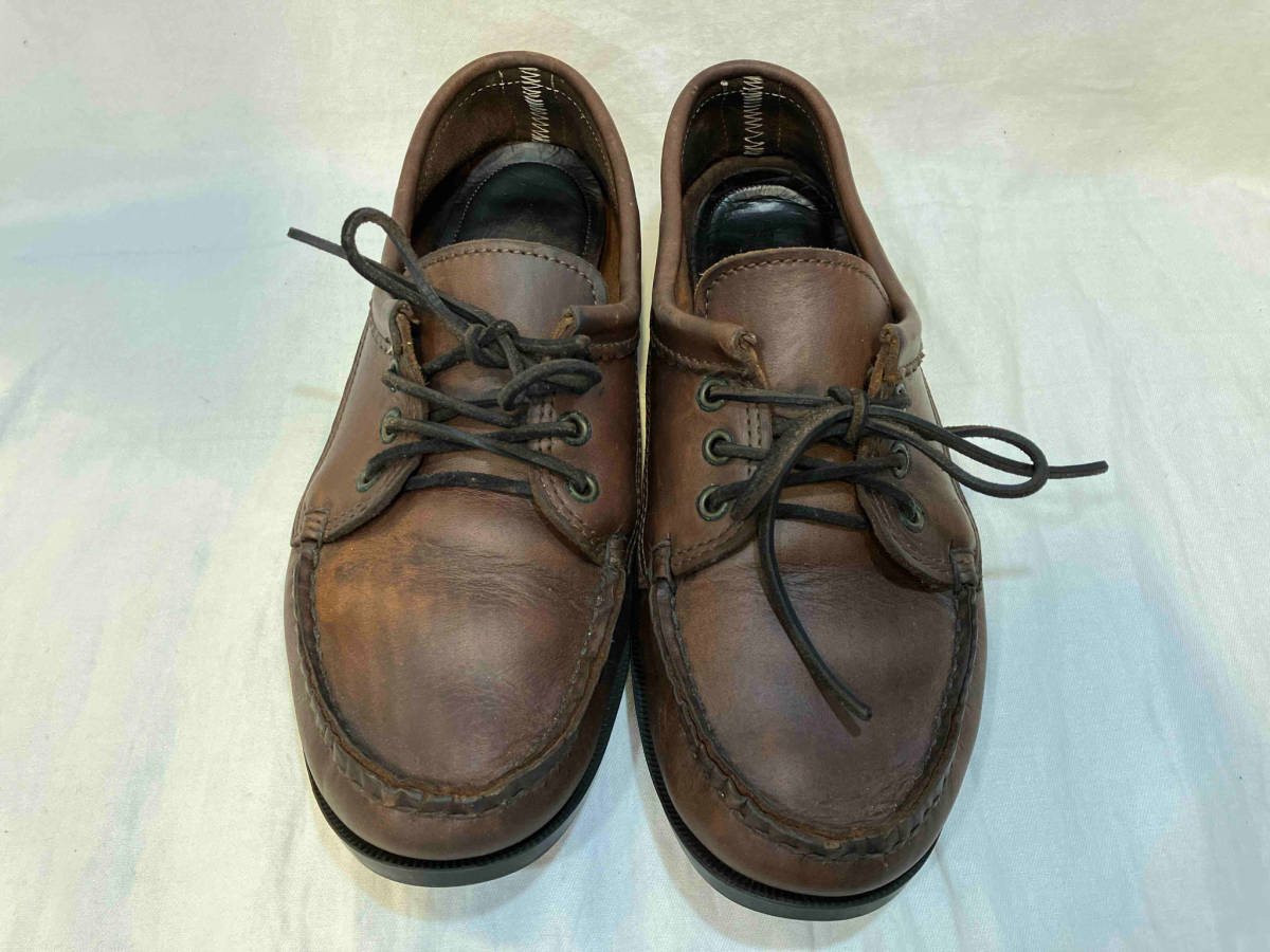 Quoddy Trail Moccasin ブラウン デッキシューズ サイズ26.5cm相当 クォッディートレイルモカシン_画像2