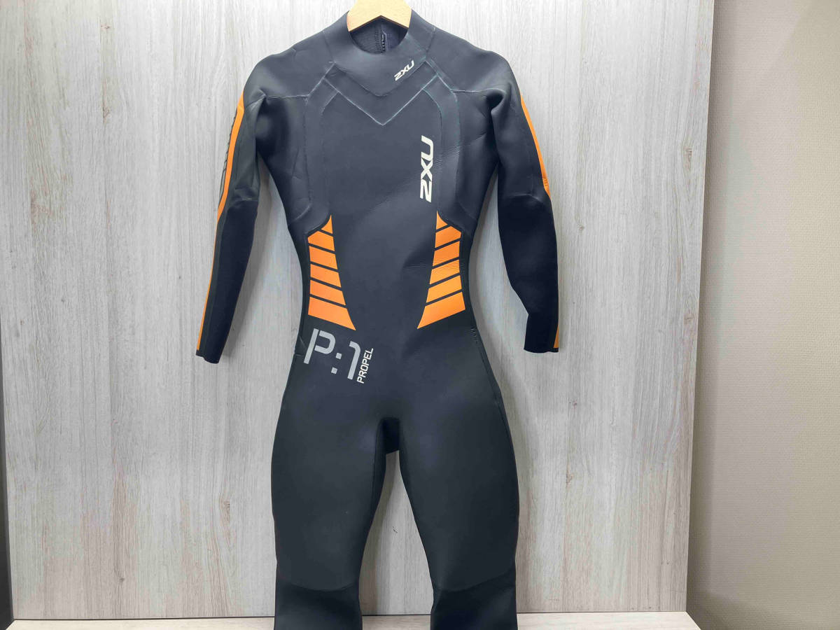 2XU トライアスロンスーツ P:1 PROPEL WETSUIT ロングスリーブ　Mサイズ オレンジ_画像2