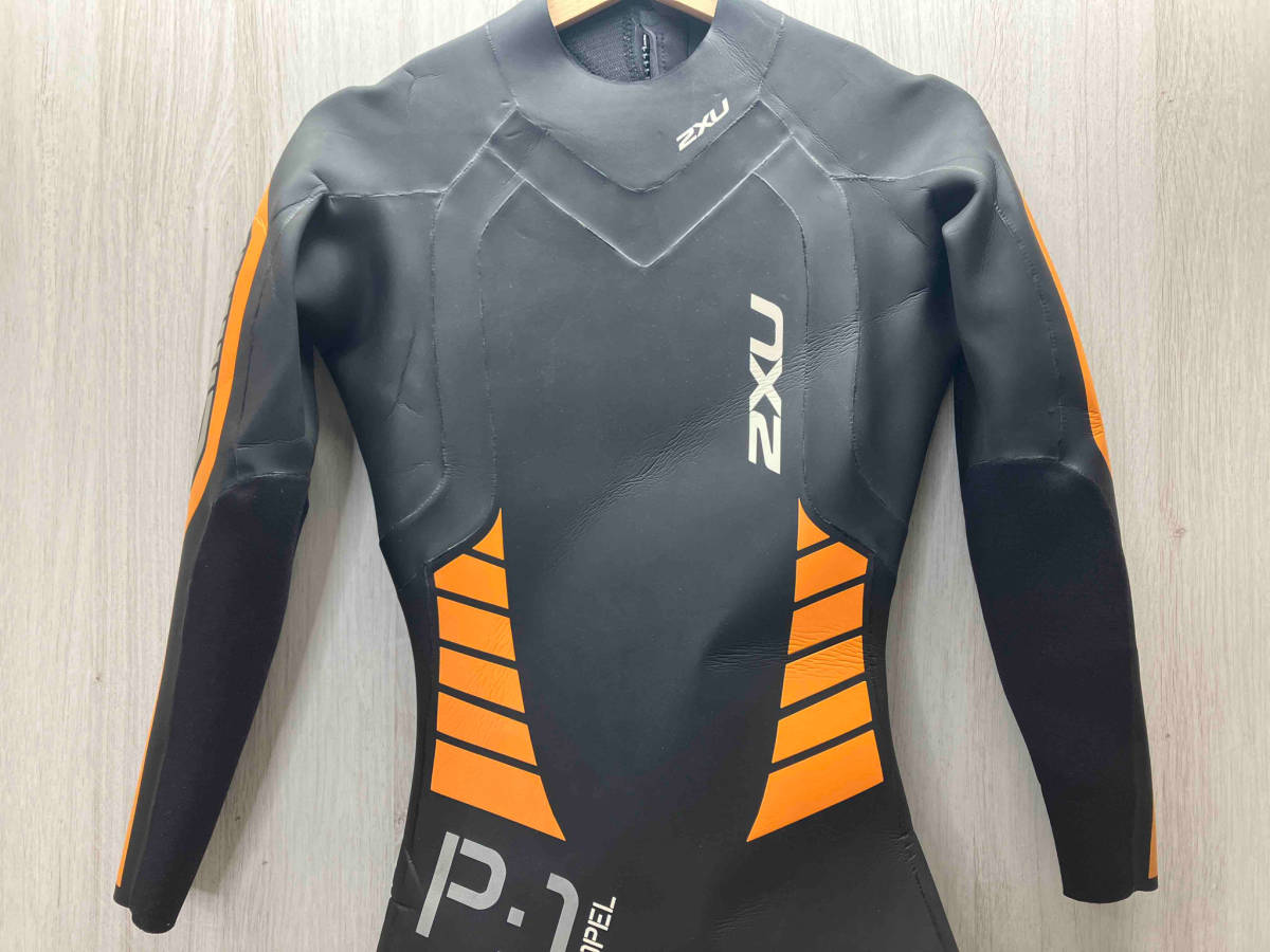 2XU トライアスロンスーツ P:1 PROPEL WETSUIT ロングスリーブ　Mサイズ オレンジ_画像3