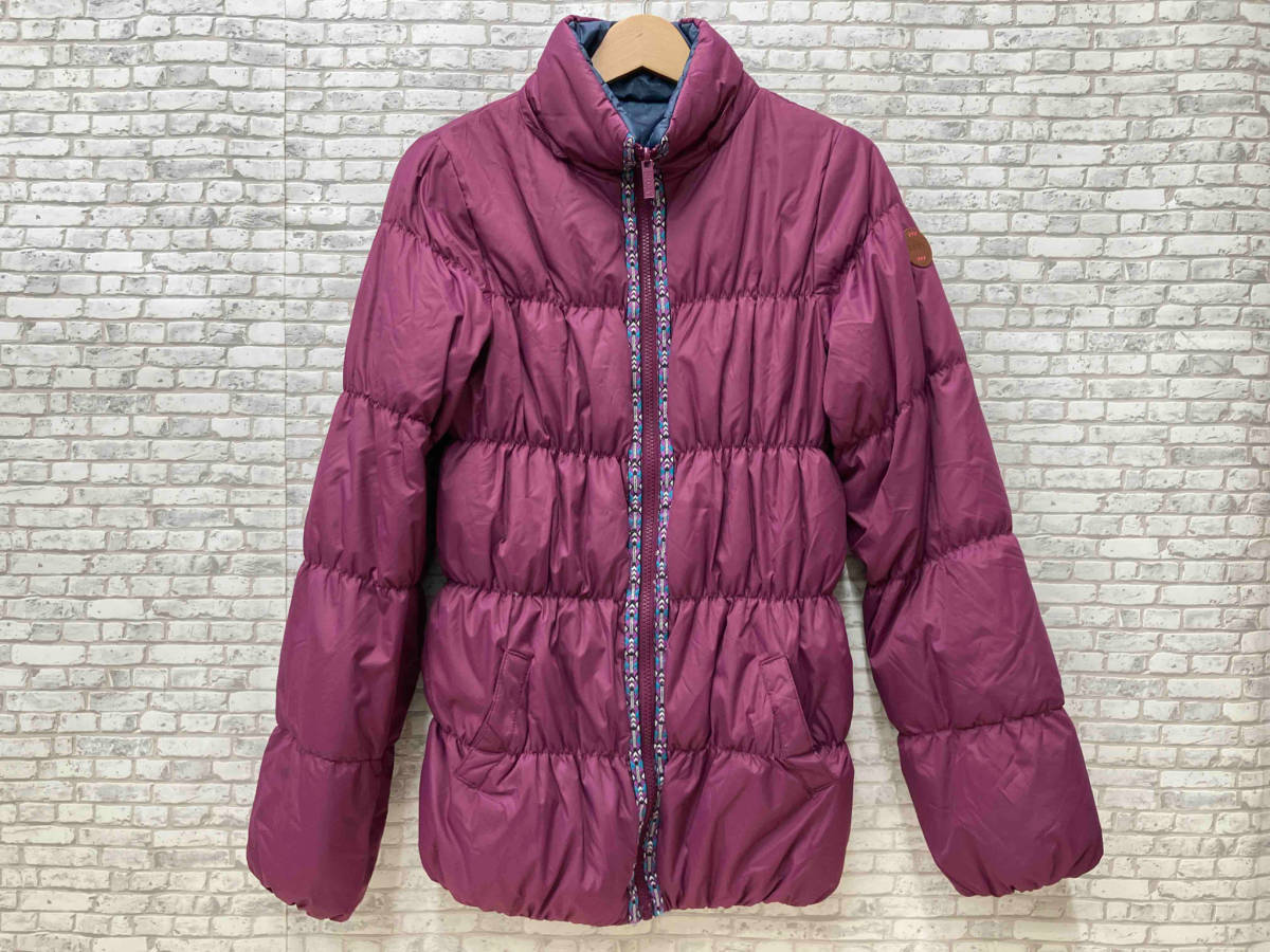 Еда отсутствует Roxy Roxy Readmible Down Jacket Rjk144075 Ladies L Purple Blue Zip