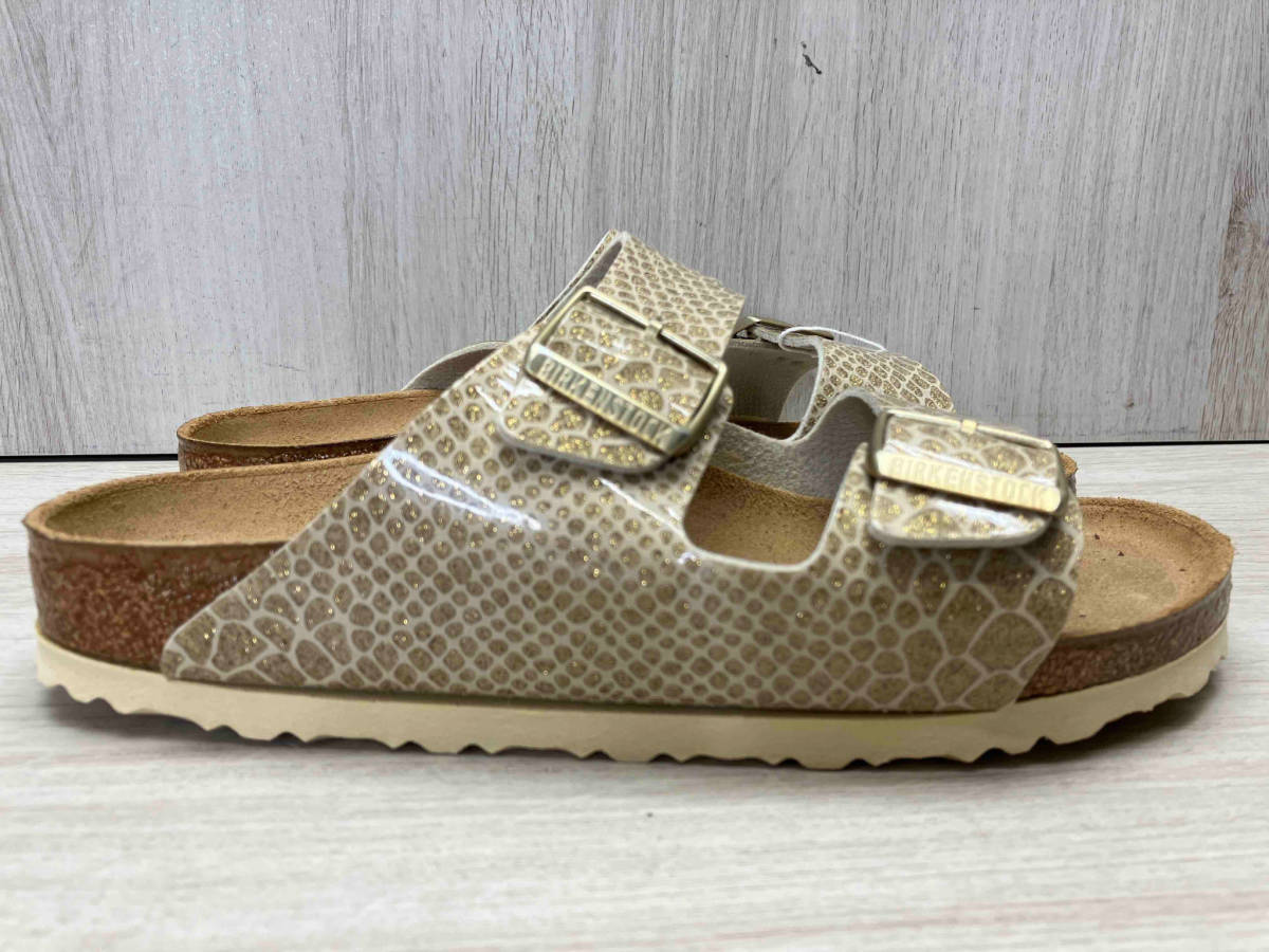 BIRKENSTOCK/ビルケンシュトック　Arizona/アリゾナBS 1011765 Magic Snake Gold サンダル　2ベルト　ゴールドバックル　スネーク　26cm_画像2