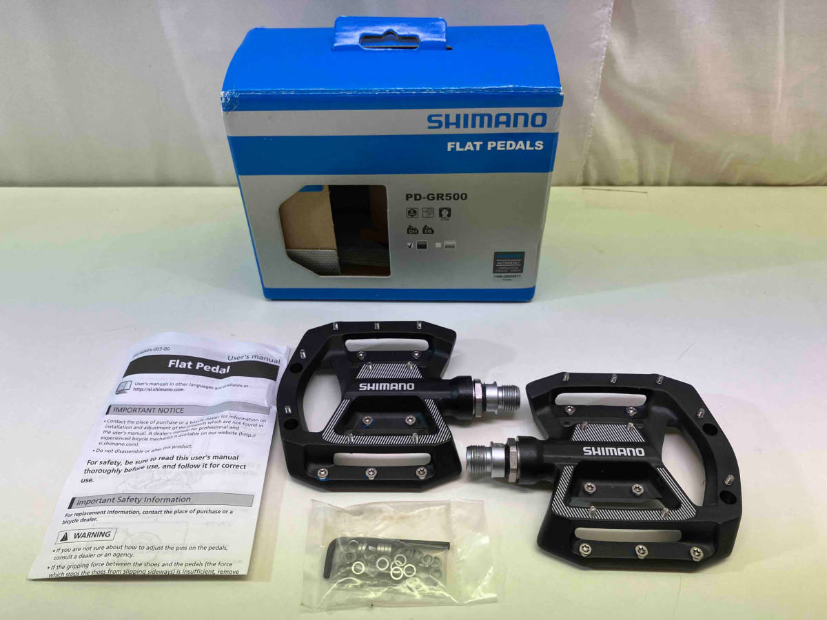 返品?交換対象商品】 SHIMANO シマノ フラットペダル PD-GR500