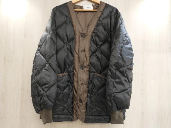 冬 Johnbull ジョンブル キルティングジャケット ライナージャケット JM231L13 2022AW L ブラウン×ブラック