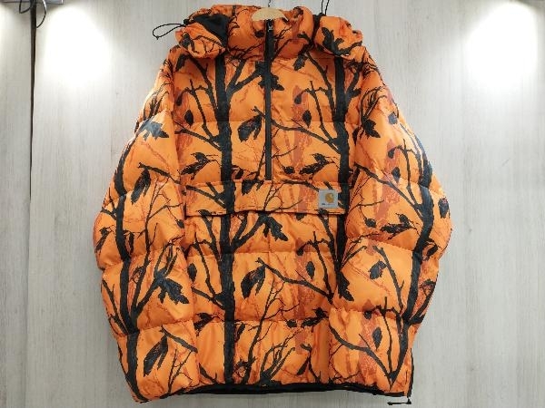 憧れ JONES カーハート Carhartt 冬 PUFF オレンジ系色 M