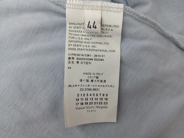 Maison Margiela メゾンマルジェラ 半袖 Tシャツ 14ss / イタリア製 サイズ44 ブルー 店舗受取可_画像5