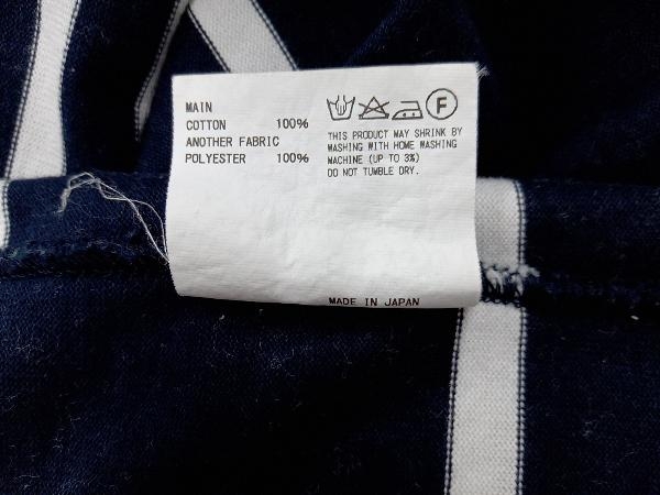 【美品】 kolor カラー 半袖 Tシャツ カットソー / 3サイズ ネイビー×ホワイト 店舗受取可_画像8
