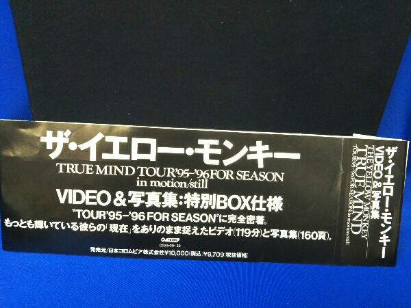 特価100円スタート【ザ・イエロー・モンキー写真集】TRUE MIND【写真集&ビデオVHS】特別仕様 店舗受取可_画像2