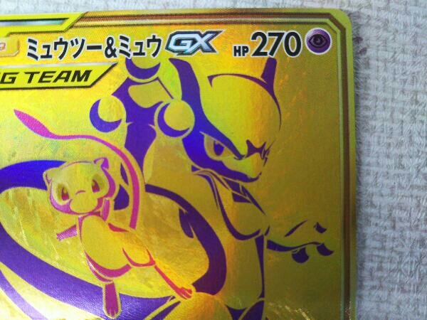 ミュウツー&ミュウGX(222/173) UR ポケモンカードゲーム_画像2