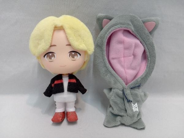 【1円スタート】バンダイ HOODIEFiGU フーディフィギュ TinyTAN ドール/Jimin フード/ネコ(05-02-09)_画像1