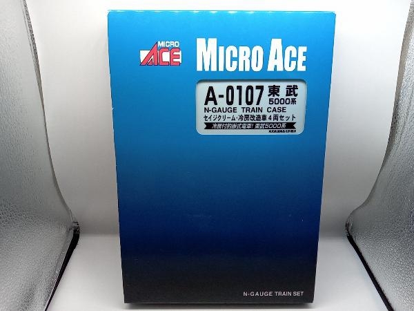 Ｎゲージ MICROACE A0107 東武鉄道5000系電車 (セイジクリーム 冷房改造車) 4両セット マイクロエース_画像1