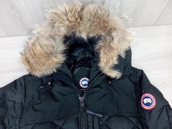 CANADA GOOSE Pritchard COAT ダウンジャケット XSサイズ ブラック コヨーテファー 3203M_画像3