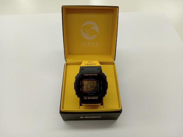 CASIO G-SHOCK 腕時計 アイサーチ・ジャパン コラボレーションモデル GMD-W5600K イエロー×ブラック系 電波ソーラー カシオ 箱説あり