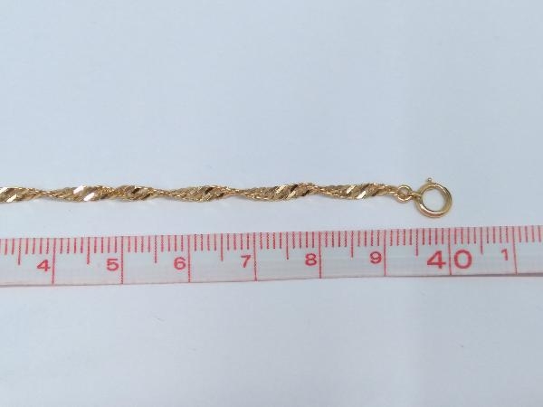 限定価格セール!】 K18 スクリューチェーン 4.7g 約40cm ネックレス