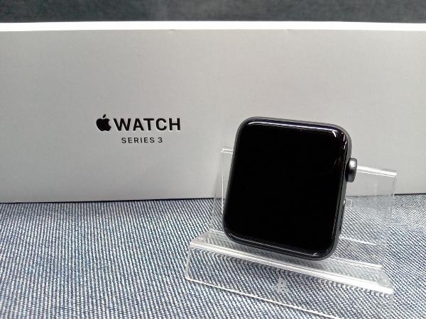 Apple Watch Series 3 MTF32J/A [GPSモデル 42mm スペースグレイアルミニウムケース と ブラックスポーツバンド] (■08-01-10)_画像1