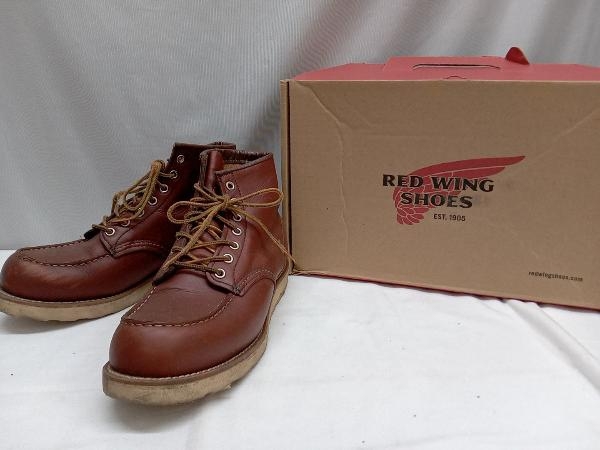 RED WING RED WING モックトゥブーツ 9106 26㎝ レッドウィング レッドブラウン 箱有り